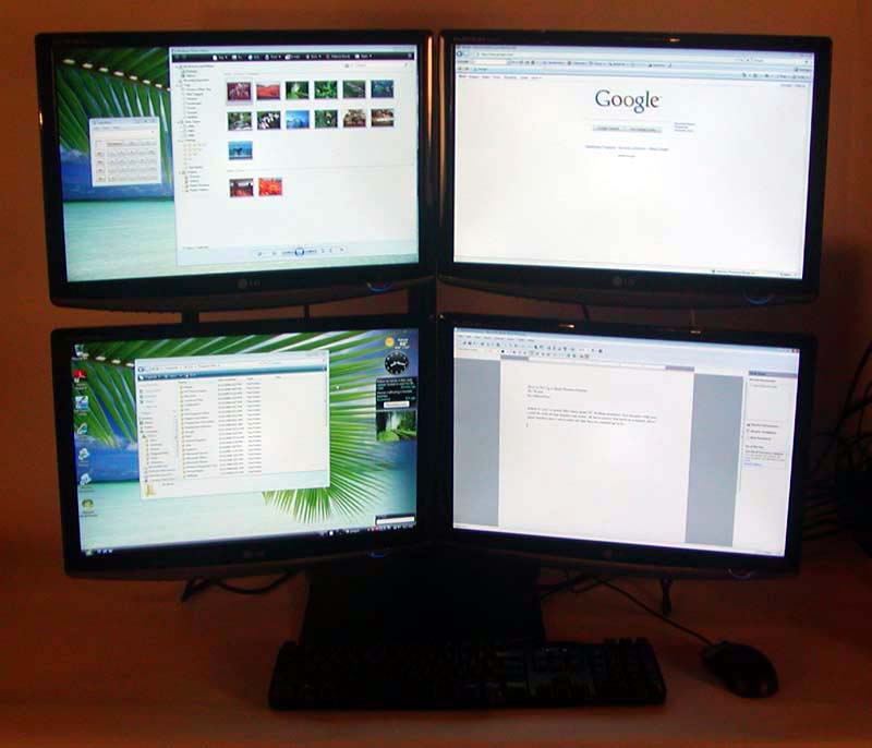 Quadruple Your Fun (and Productivity) With a FourMonitor System PCWorld